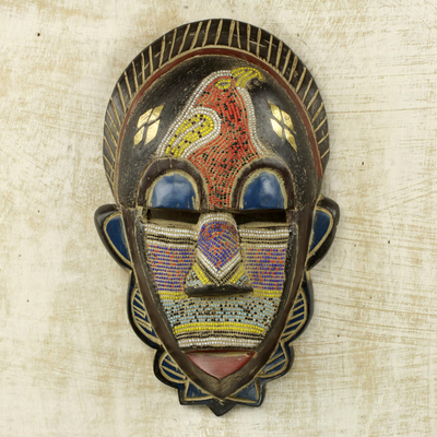 African wood mask, Monkey