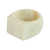 Bone signet ring, 'Quiet Grandeur' - Bone Signet Ring with a Natural Finish from Ghana (image 2c) thumbail