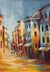 'Life' - Signed Original Painting of a West African Town thumbail