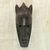 African wood mask, 'Yoruba Ears' - Handcrafted Original Sese Wood Mask from Ghana thumbail