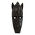 African wood mask, 'Yoruba Ears' - Handcrafted Original Sese Wood Mask from Ghana (image 2a) thumbail