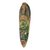 African wood mask, 'Akingbade' - Hand Carved Sese Wood Akingbade Peacock and Elephant Mask (image 2b) thumbail