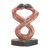 Wood statuette, 'Ajibola' - Hand Carved Sese Wood Abstract Embrace Statuette from Ghana (image 2a) thumbail