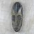 African wood mask, 'Deeba' - Hand Carved West African Alstonia Wood Wall Mask (image 2) thumbail