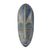 African wood mask, 'Deeba' - Hand Carved West African Alstonia Wood Wall Mask thumbail