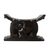 Wood throne ottoman, 'Noble Elephant' - West African Hand Carved Cedar Elephant Throne Ottoman Stool (image 2a) thumbail