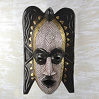 Ashanti wood mask Ghost Ghana