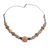 Ceramic and recycled glass beaded necklace, 'Celebrate Diversity' - Ceramic and Recycled Glass Long Beaded Necklace from Ghana (image 2a) thumbail