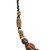 Recycled glass beaded necklace, 'Boho Adipa' - Recycled Glass Beaded Necklace Crafted in Ghana (image 2d) thumbail