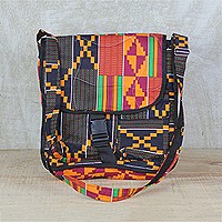 Cotton messenger bag,