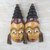 African wood masks, 'Twins' (pair) - African Wood Twin Masks from Ghana (Pair) thumbail