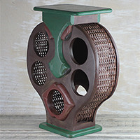 Wood wine rack,