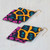Cotton dangle earrings, 'Colorful Nkabom' - Diamond-Shaped Cotton Dangle Earrings from Ghana (image 2b) thumbail