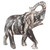 Wood sculpture, 'Whitewashed Elephant' - Whitewashed Sese Wood Elephant Sculpture from Ghana (image 2a) thumbail