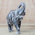 Wood sculpture, 'Whitewashed Elephant' - Whitewashed Sese Wood Elephant Sculpture from Ghana (image 2b) thumbail