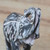 Wood sculpture, 'Whitewashed Elephant' - Whitewashed Sese Wood Elephant Sculpture from Ghana (image 2c) thumbail