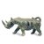 Wood sculpture, 'Green Rhino' - Sese Wood Sculpture of a Green Rhino from Ghana (image 2b) thumbail