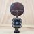 Wood sculpture, 'Antiqued Akuaba in Brown' - Wood Fertility Doll Sculpture in Brown from Ghana thumbail