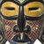 African wood mask, 'Phila' - Multicolored African Wood Mask from Ghana (image 2c) thumbail