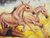 'Horse Racing' - Signed Expressionist Painting of Two Horses from Ghana thumbail