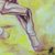 'Horse Racing' - Signed Expressionist Painting of Two Horses from Ghana (image 2c) thumbail