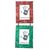 Wood photo frame dyptich, 'Red and Green' (5x7) - Wood Photo Frame Diptych from Ghana (5x7) (image 2a) thumbail