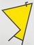 'French Africa' - Signed Abstract Painting in Yellow from Ghana thumbail