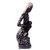 Wood sculpture, 'Ena Pa' - Spotted Wood Mother and Child Sculpture from Ghana (image 2a) thumbail