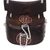 Recycled glass beaded wood sling, 'Gye Nyame Companion' - Gye Nyame-Themed Recycled Glass Beaded Wood Sling from Ghana (image 2a) thumbail