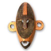 Congolese wood mask,