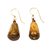 Soapstone and bauxite dangle earrings, 'Africa Drops' - Teardrop Soapstone and Bauxite Dangle Earrings from Ghana (image 2b) thumbail