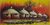 'Sunset Village I' - Sunset Village Original Acrylic Painting thumbail
