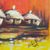 'Sunset Village I' - Sunset Village Original Acrylic Painting (image 2c) thumbail