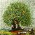 'White Birds' (2020) - Signed Oil Tree Painting on Canvas (2020) thumbail