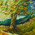'Sunrise' (2020) - Signed Oil on Canvas Landscape Painting (2020) (image 2c) thumbail