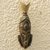 African wood mask, 'Fish Head' - Handmade Sese Wood Fish Head Mask (image 2) thumbail