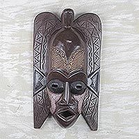 Akan wood mask,