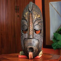 Ivoirian wood mask,