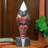 Ghanaian wood mask,