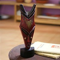 Ewe wood mask,