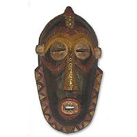 Akan wood mask,