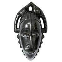 Ivoirian wood mask,