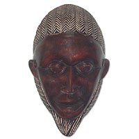Africa wood mask,