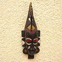Ivoirian wood mask,