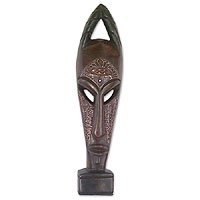 Ghanaian wood mask,