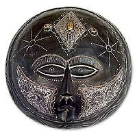 Ghanaian wood mask,