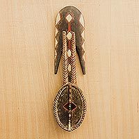 Burkina Faso wood mask,