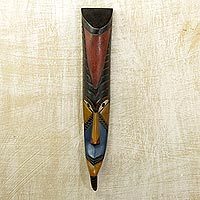Ghanaian wood mask,