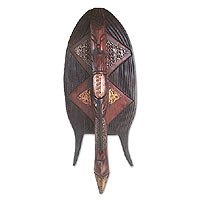 Ga wood mask,