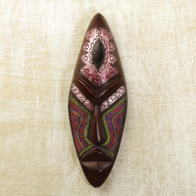 Ghanaian wood mask, Fanti God of Dawn